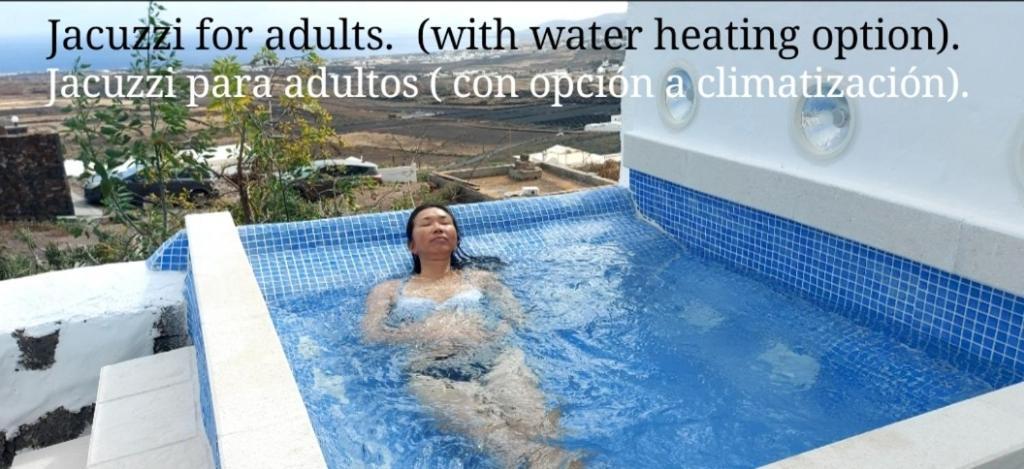 Aloelux Villa !! - Private Villa With Pool , Jacuzzi, Cinema, Massage ,Wonderful View, Art Desing Villa Тиас Экстерьер фото